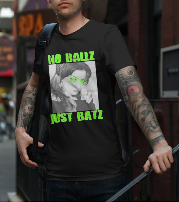 No Ballz Just Batz Bandana Girl Green X Eyes T-Shirt