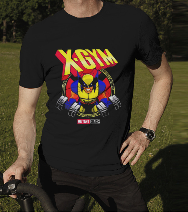X-Gym Mutant Fitness Mutatis Mutandis Xavier N.Y. Wolverine T-Shirt