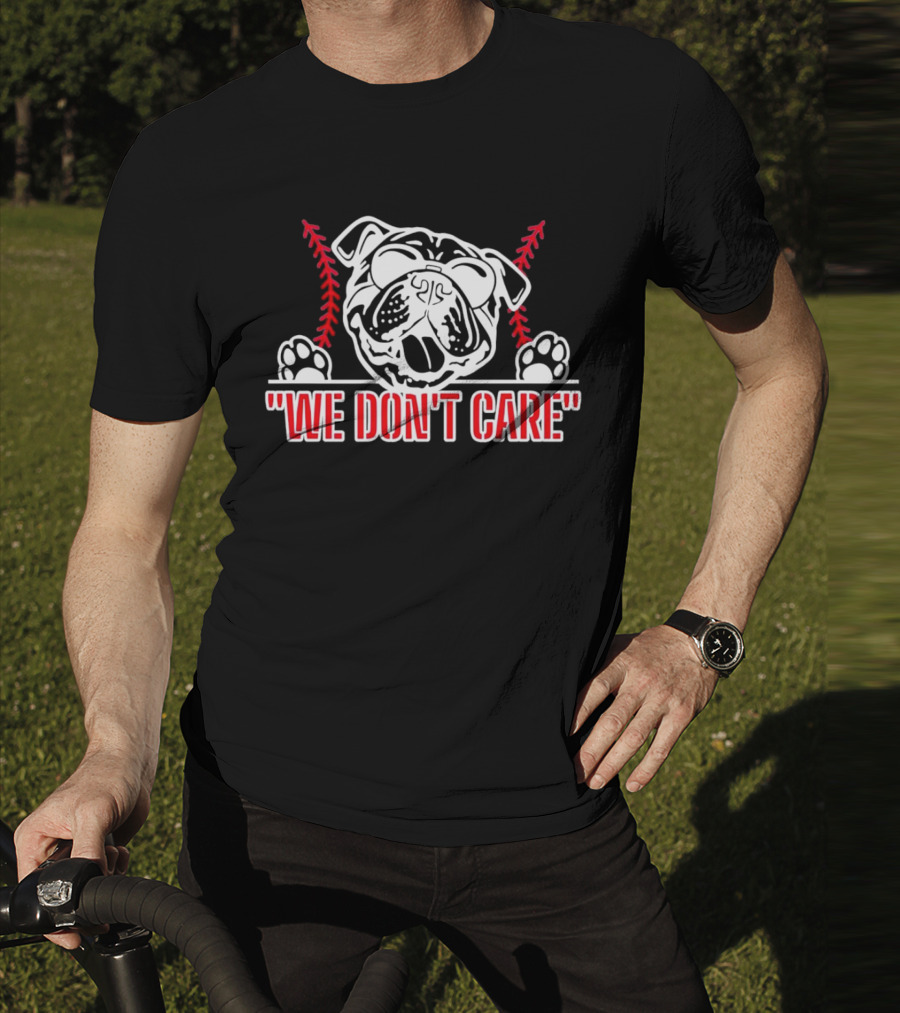 Louisiana Tech Bulldogs We Don’t Care Bulldog Mascot T-Shirt