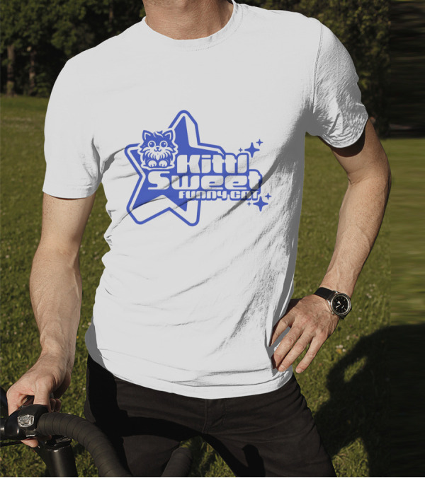 Kitti Sweet Funny Y2K Cat Star T-Shirt