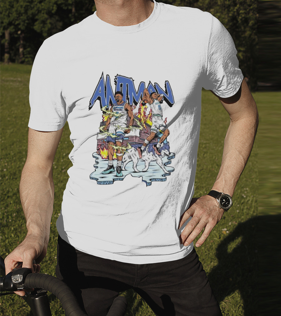 ANTMAN Basketball Wolves Dynamic Duo On The Court T-Shirt
