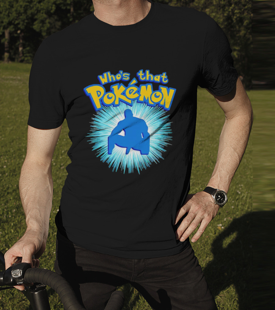Who's That Pokémon Barry Wood Silhouette Burst T-Shirt