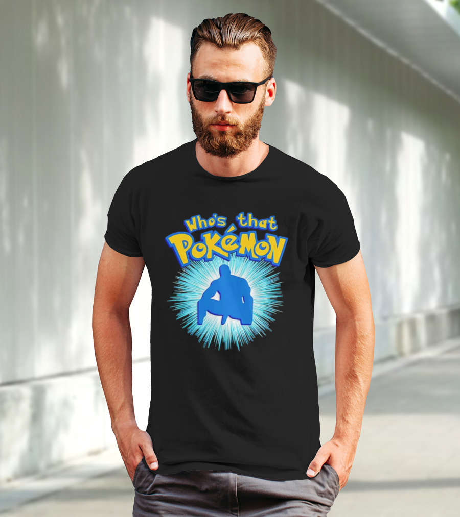 Who's That Pokémon Barry Wood Silhouette Burst T-Shirt