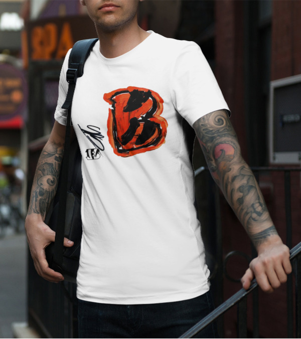 Rookies Cincinnati Bengals Bold Orange B T-Shirt