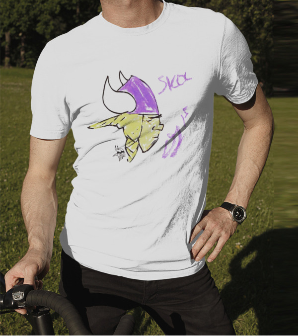 Skol Vikings Helmet Sketch Rookies Paint Minnesota Vikings T-Shirt