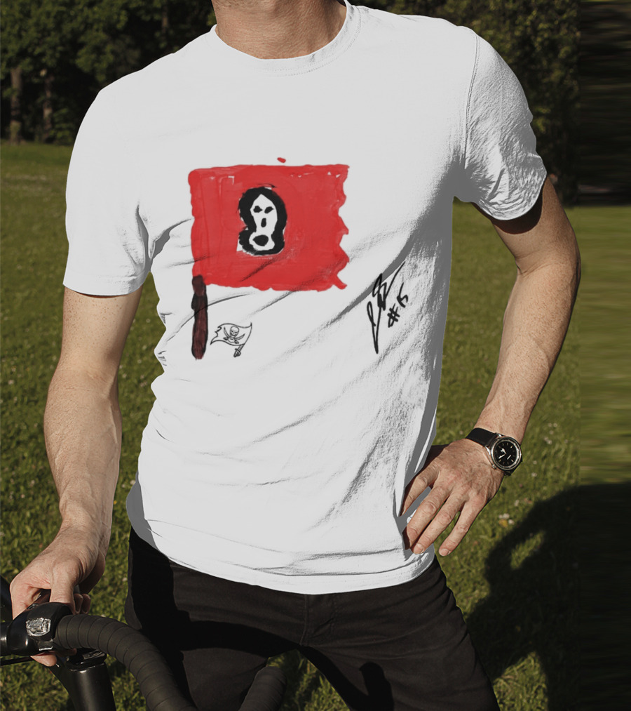 Rookies Paint Tampa Bay Buccaneers Flag Artwork #15 T-Shirt