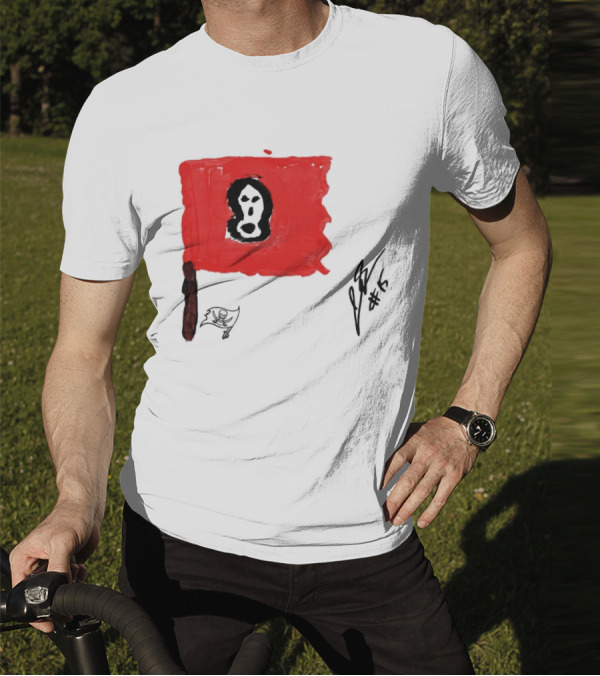 Rookies Paint Tampa Bay Buccaneers Flag Artwork #15 T-Shirt