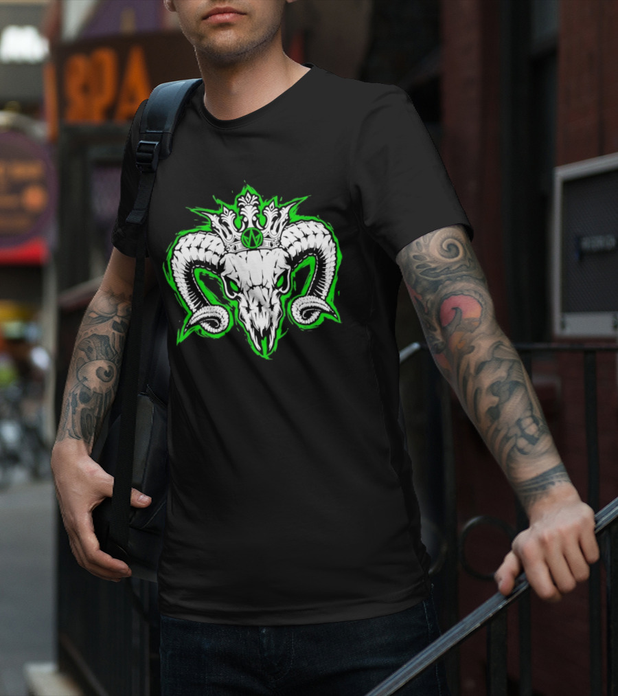Will Ospreay Goated Ram Skull Crown T-Shirt
