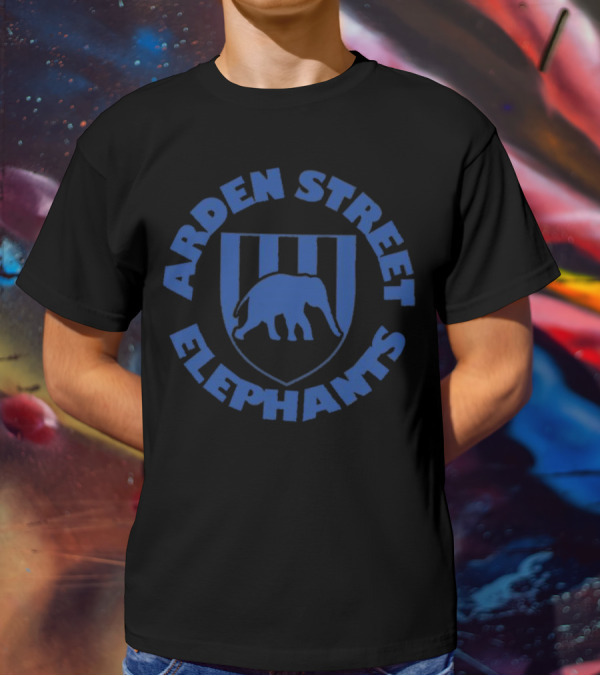 Arden Street Elephants Blue Emblem T-Shirt