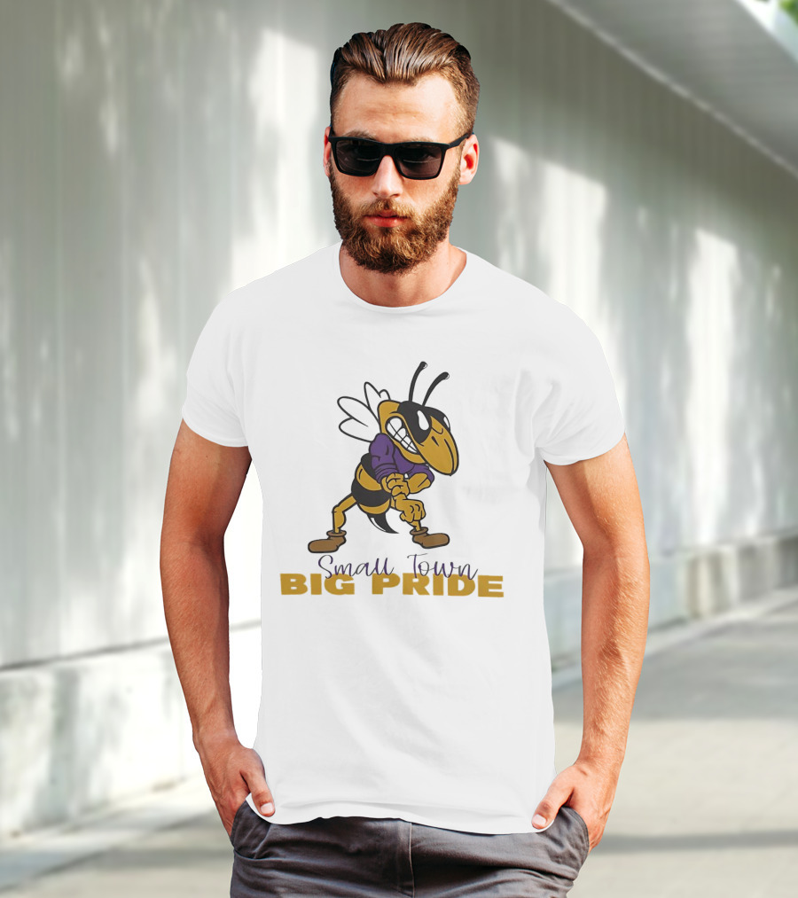 Small Town Big Pride Bee Mascot T-Shirt