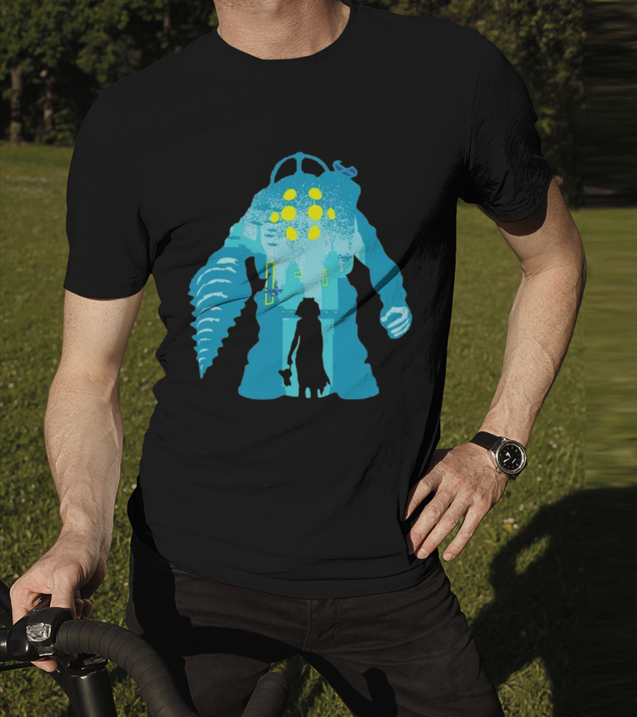 Big Daddy And Little Sister BioShock Underwater Adventure T-Shirt