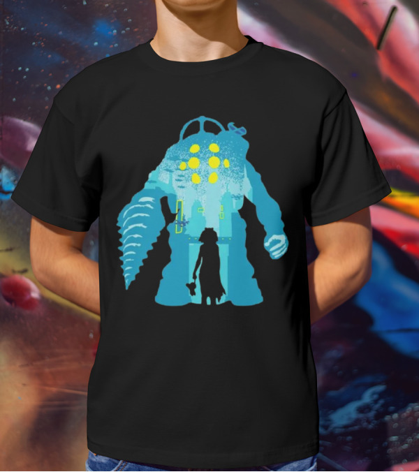 Big Daddy And Little Sister BioShock Underwater Adventure T-Shirt