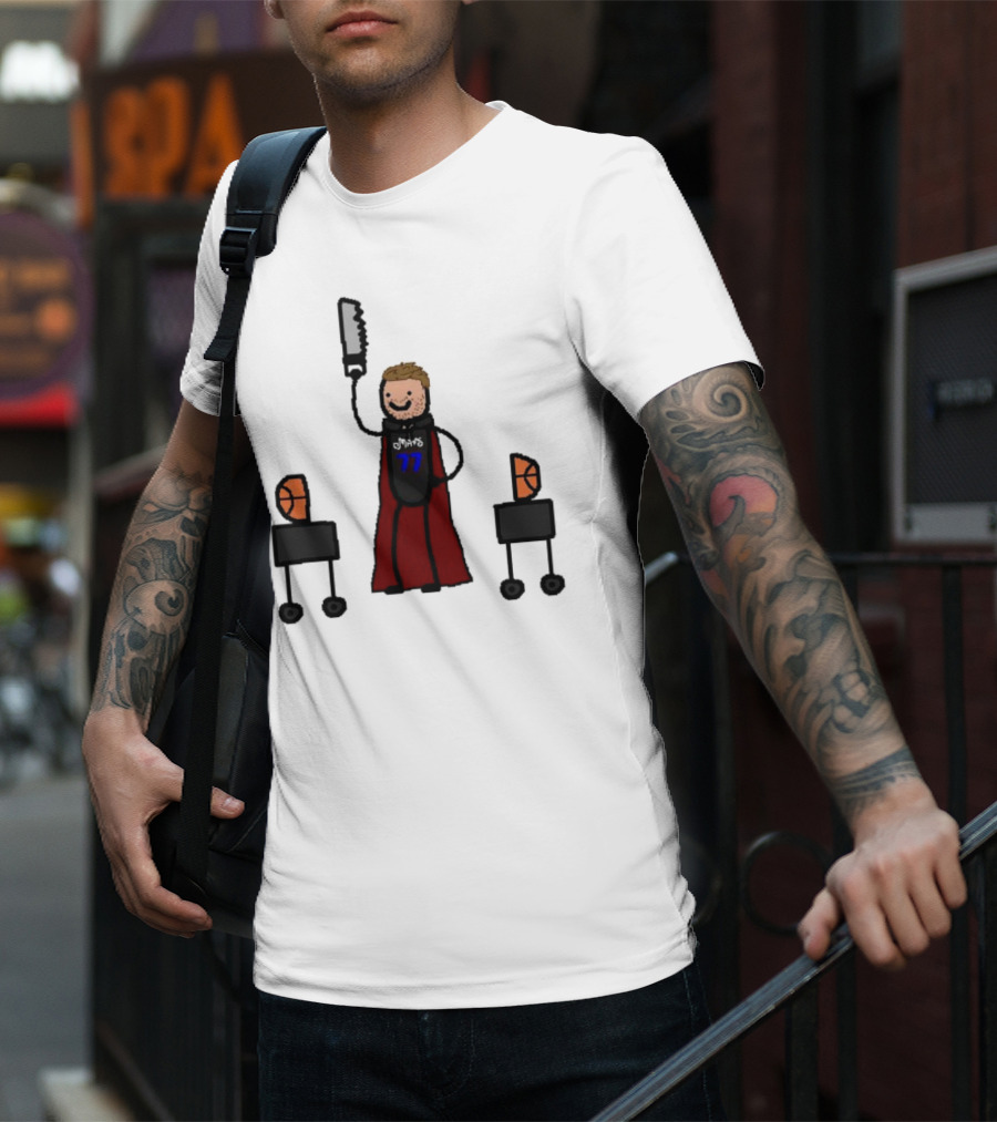 Luka Doncic Dallas Mavericks Luka Magic Basketball Hero With Cape And Saw T-Shirt