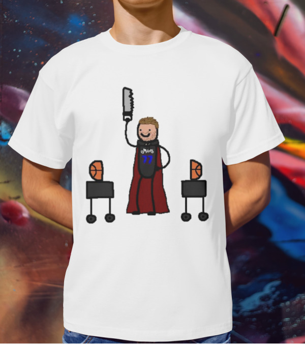 Luka Doncic Dallas Mavericks Luka Magic Basketball Hero With Cape And Saw T-Shirt