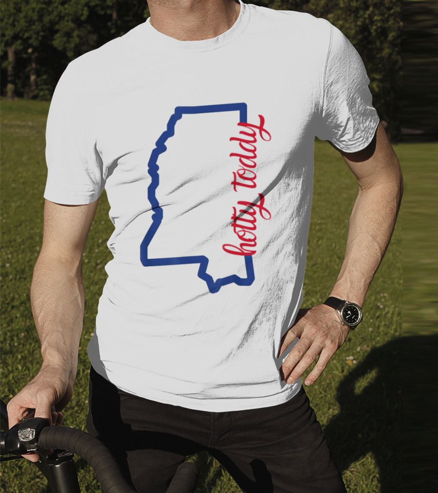 Mississippi Map Hotty Toddy T-Shirt