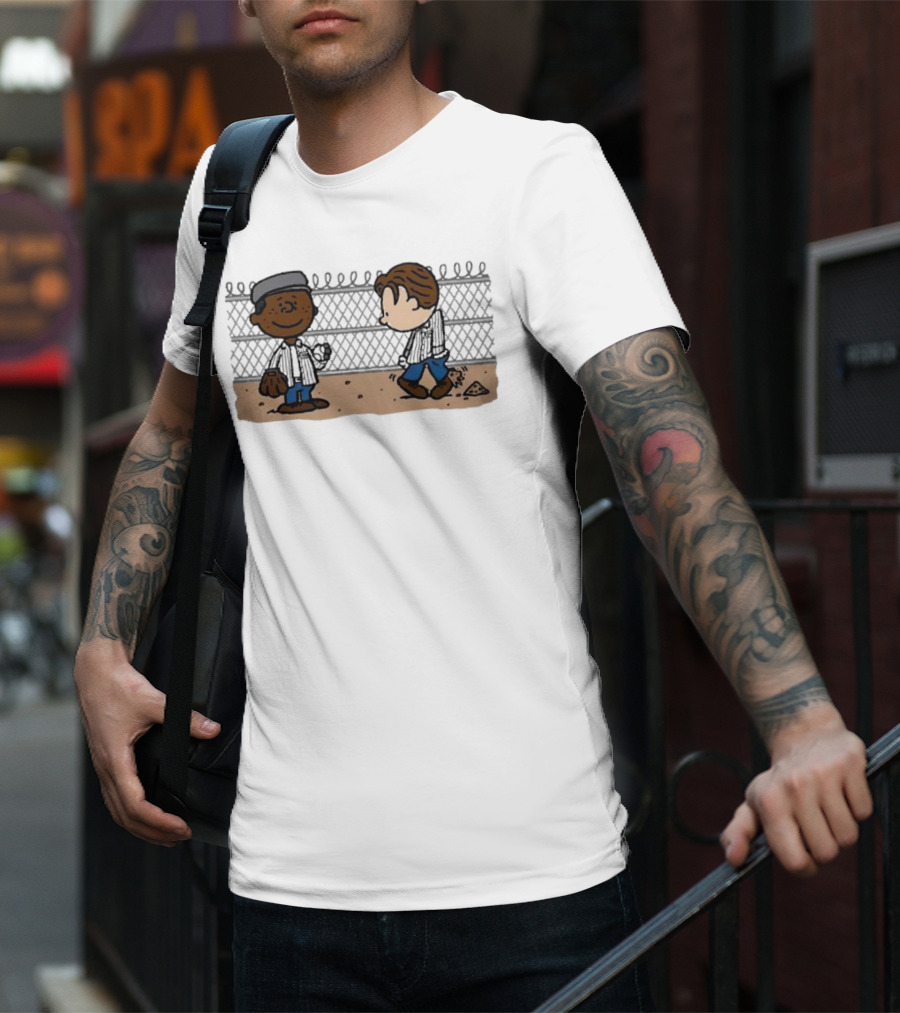 Red And Andy Yard Pals The Shawshank Redemption Peanuts Cartoon Crossover T-Shirt