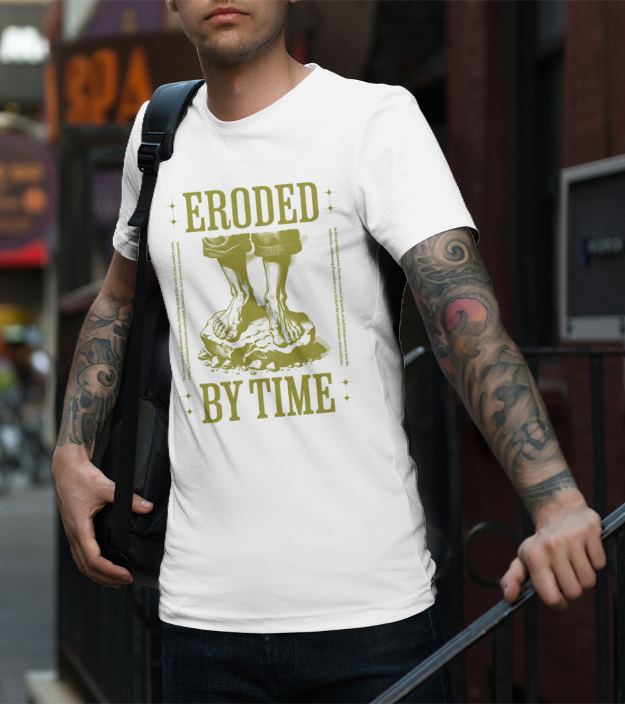 Eroded By Time Standing On Rock T-Shirt