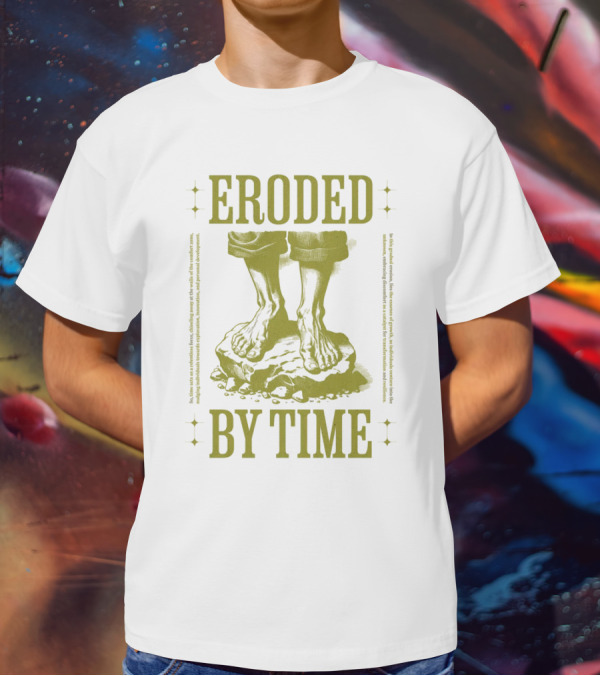 Eroded By Time Standing On Rock T-Shirt