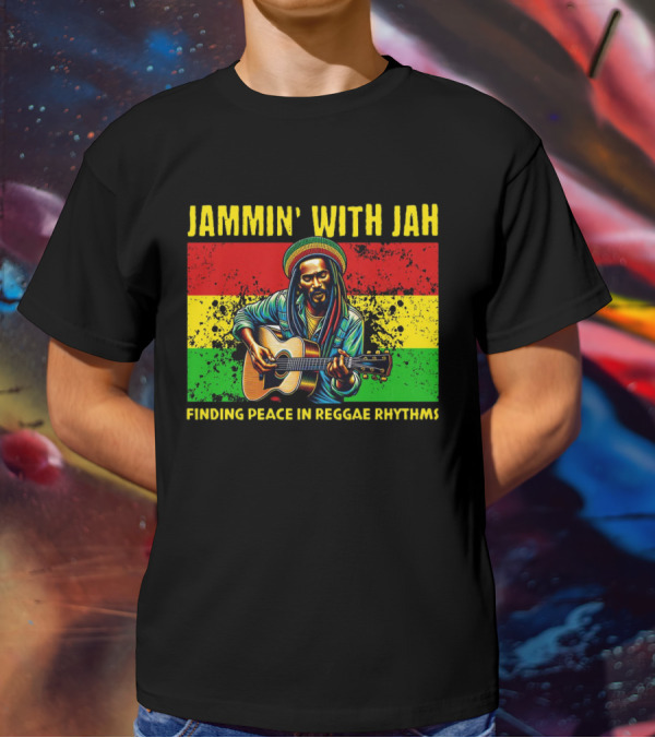 JAMMIN' WITH JAH FINDING PEACE IN REGGAE RHYTHMS T-Shirt