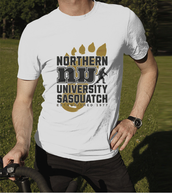 Northern University Sasquatch NU Established 1977 T-Shirt