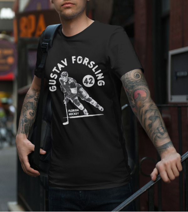 Gustav Forsling 42 Florida Hockey T-Shirt