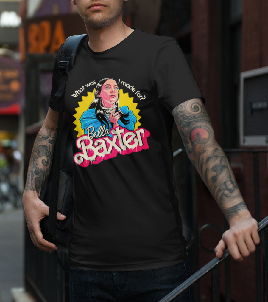 What Was I Made For Bella Baxter Retro Comic T-Shirt