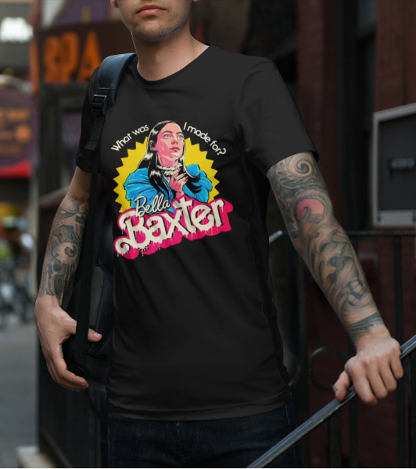 What Was I Made For Bella Baxter Retro Comic T-Shirt