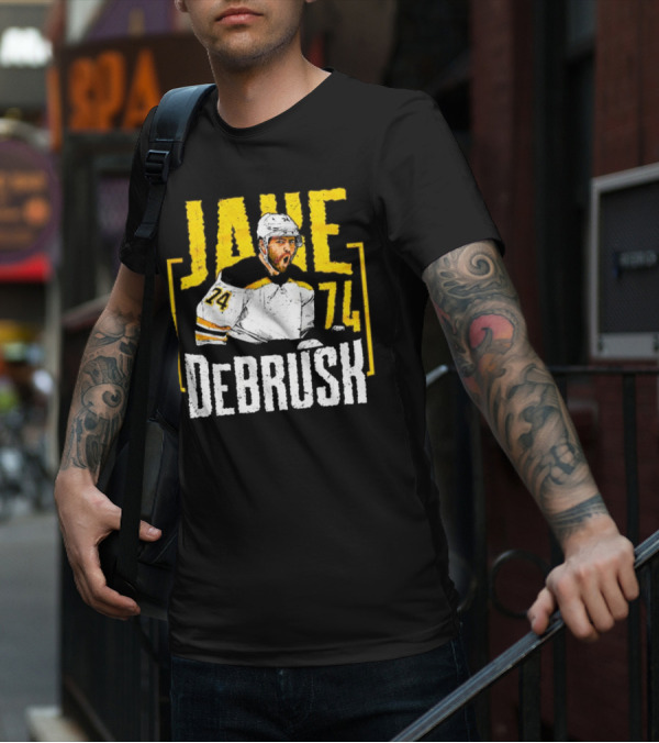 Jake DeBrusk 74 Boston Hockey Player T-Shirt