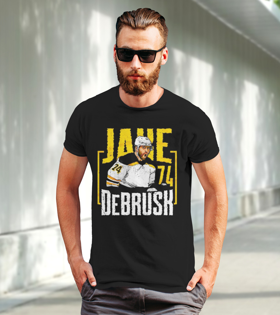 Jake DeBrusk 74 Boston Hockey Player T-Shirt