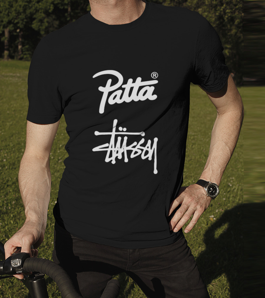 Patta Stüssy Collaboration Logo T-Shirt