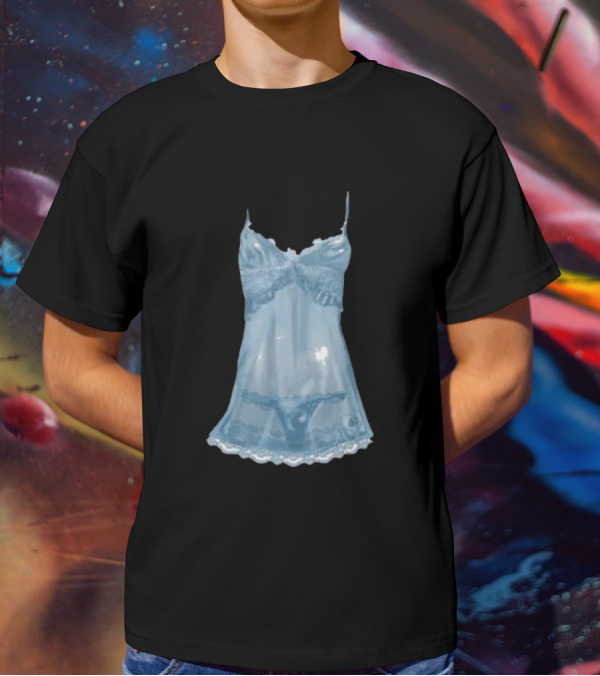 Sabrina Carpenter Blue Lingerie Nightwear T-Shirt