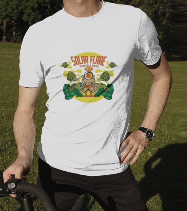 Solar Flare Thiolized Ipa Bright Sun Hop Astronaut Adventure T-Shirt