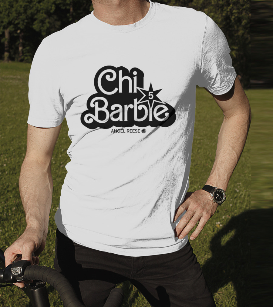 ChiBarbie Angel Reese Chicago Sky 5 Star T-Shirt