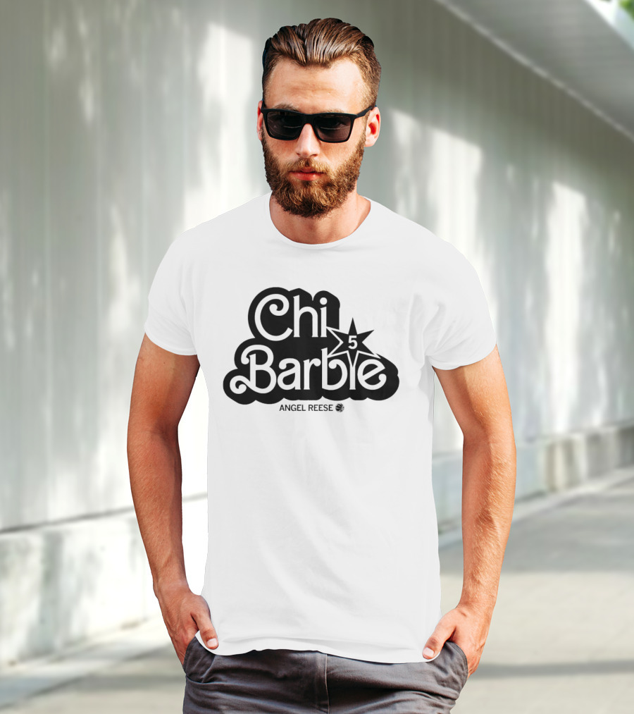 ChiBarbie Angel Reese Chicago Sky 5 Star T-Shirt