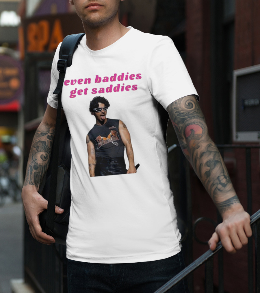 Joe Jonas Even Baddies Get Saddies Rocker T-Shirt