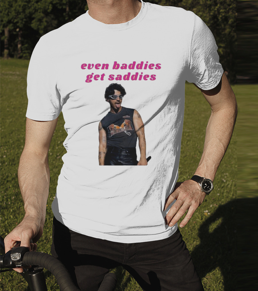 Joe Jonas Even Baddies Get Saddies Rocker T-Shirt