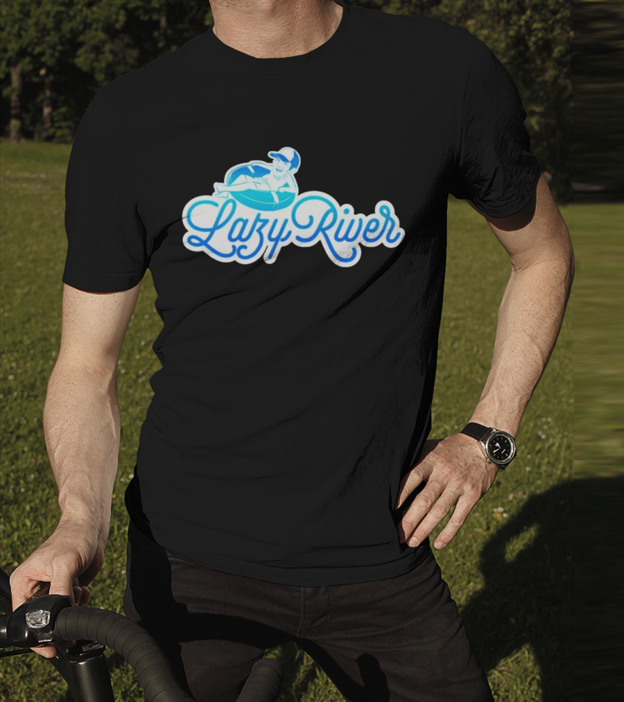 Lazy River Float Chill Relaxation Cartoon T-Shirt