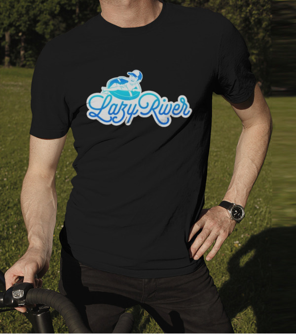 Lazy River Float Chill Relaxation Cartoon T-Shirt