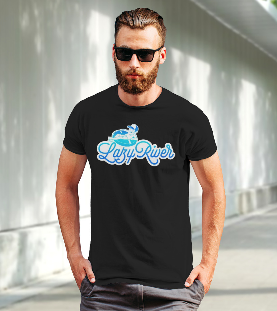 Lazy River Float Chill Relaxation Cartoon T-Shirt