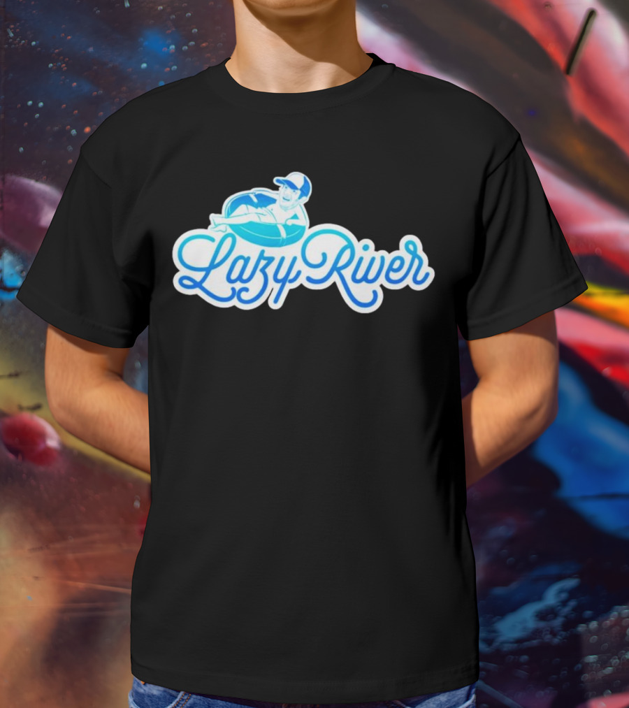 Lazy River Float Chill Relaxation Cartoon T-Shirt