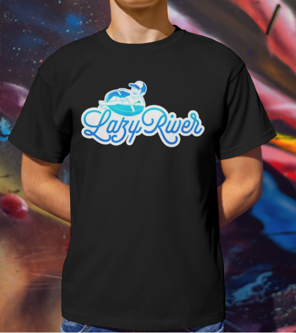 Lazy River Float Chill Relaxation Cartoon T-Shirt