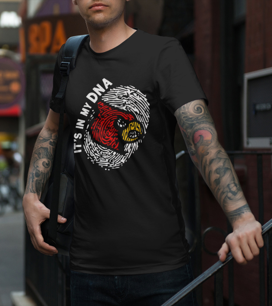Louisville Cardinals It’s In My DNA Fingerprint T-Shirt
