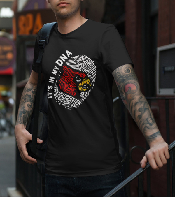Louisville Cardinals It’s In My DNA Fingerprint T-Shirt