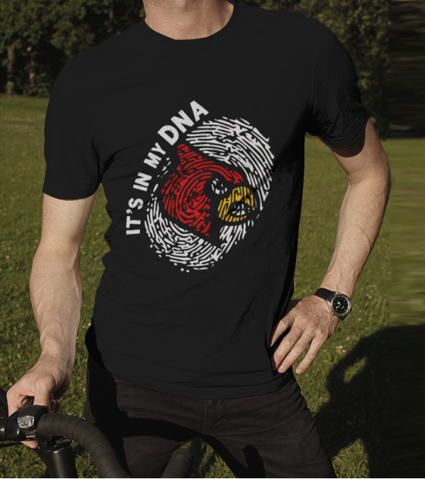 Louisville Cardinals It’s In My DNA Fingerprint T-Shirt