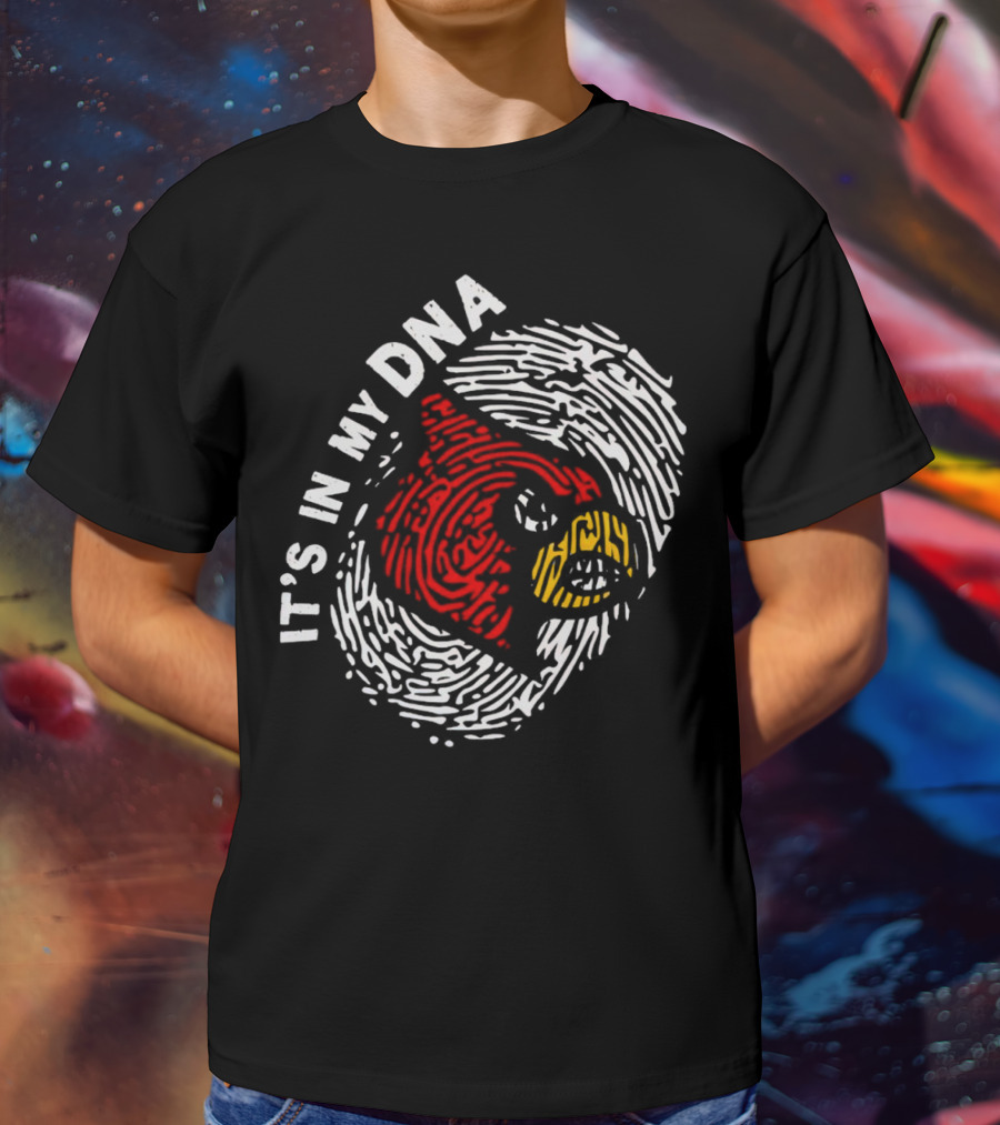 Louisville Cardinals It’s In My DNA Fingerprint T-Shirt