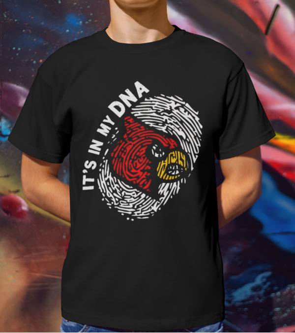 Louisville Cardinals It’s In My DNA Fingerprint T-Shirt
