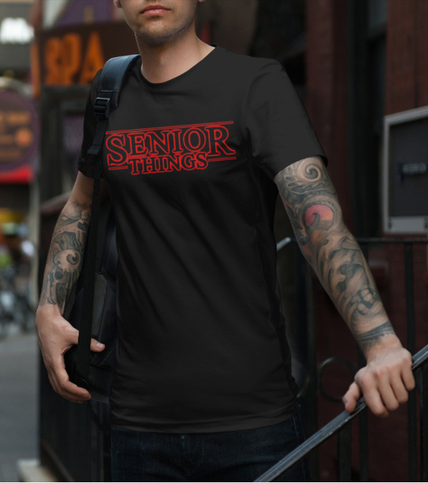 Senior Things Stranger Things Mashup T-Shirt