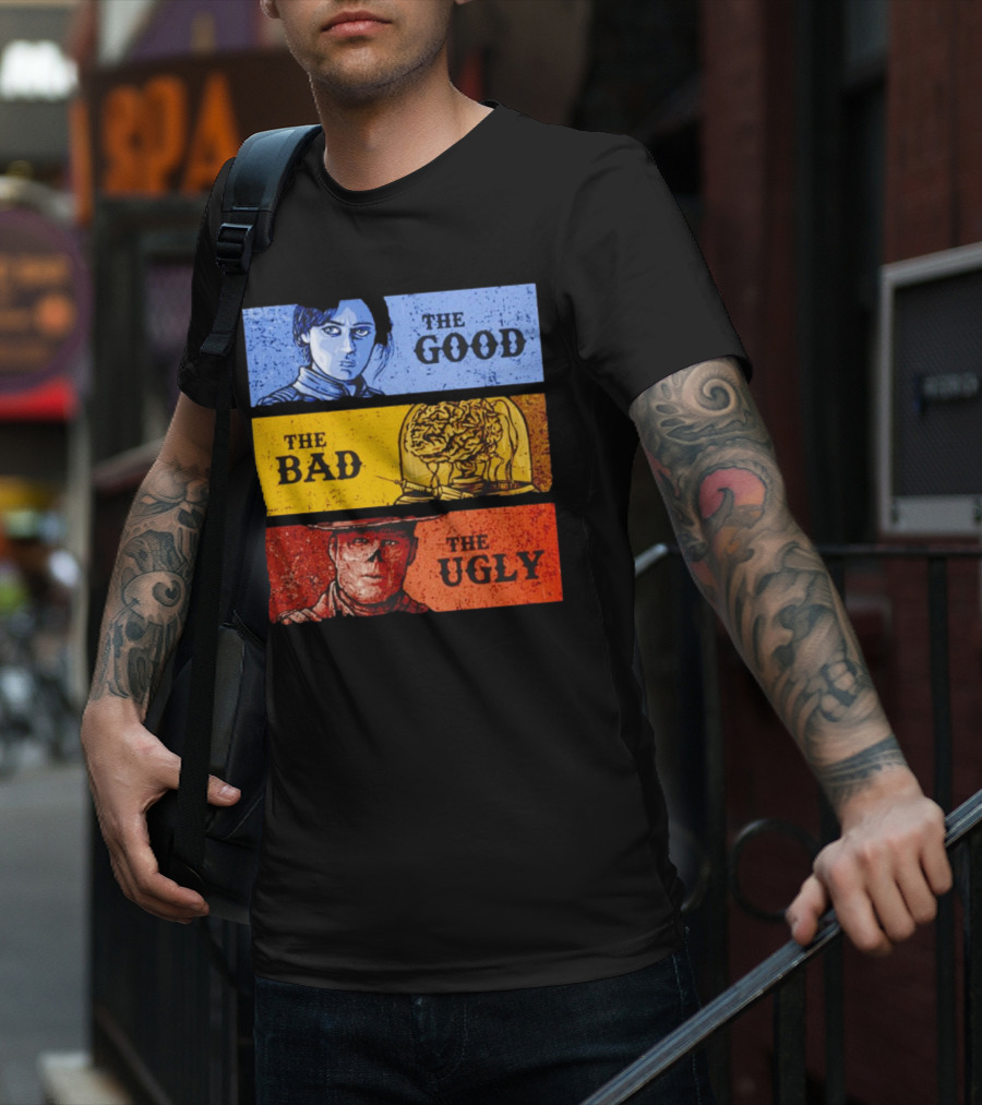 Fallout The Good The Bad The Ugly Character Carousel T-Shirt