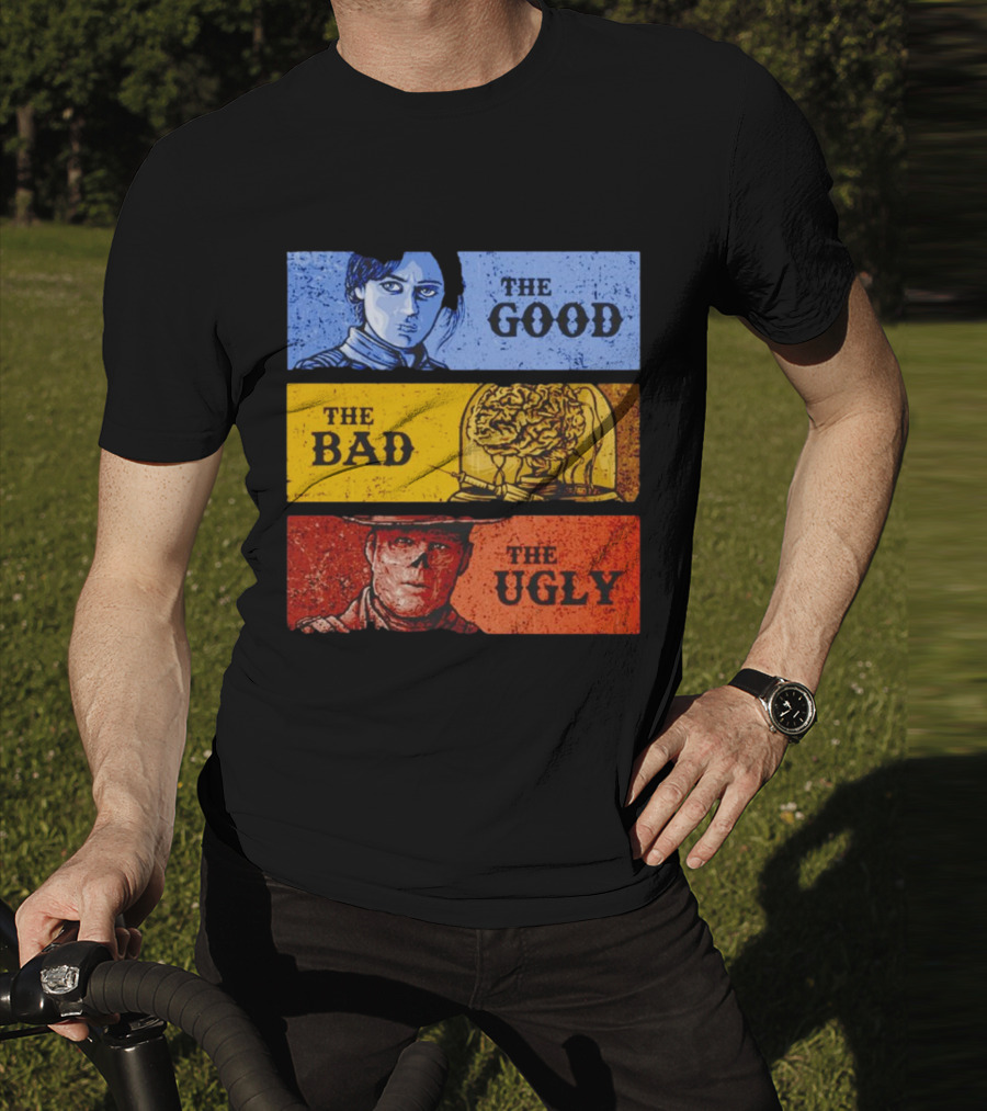 Fallout The Good The Bad The Ugly Character Carousel T-Shirt