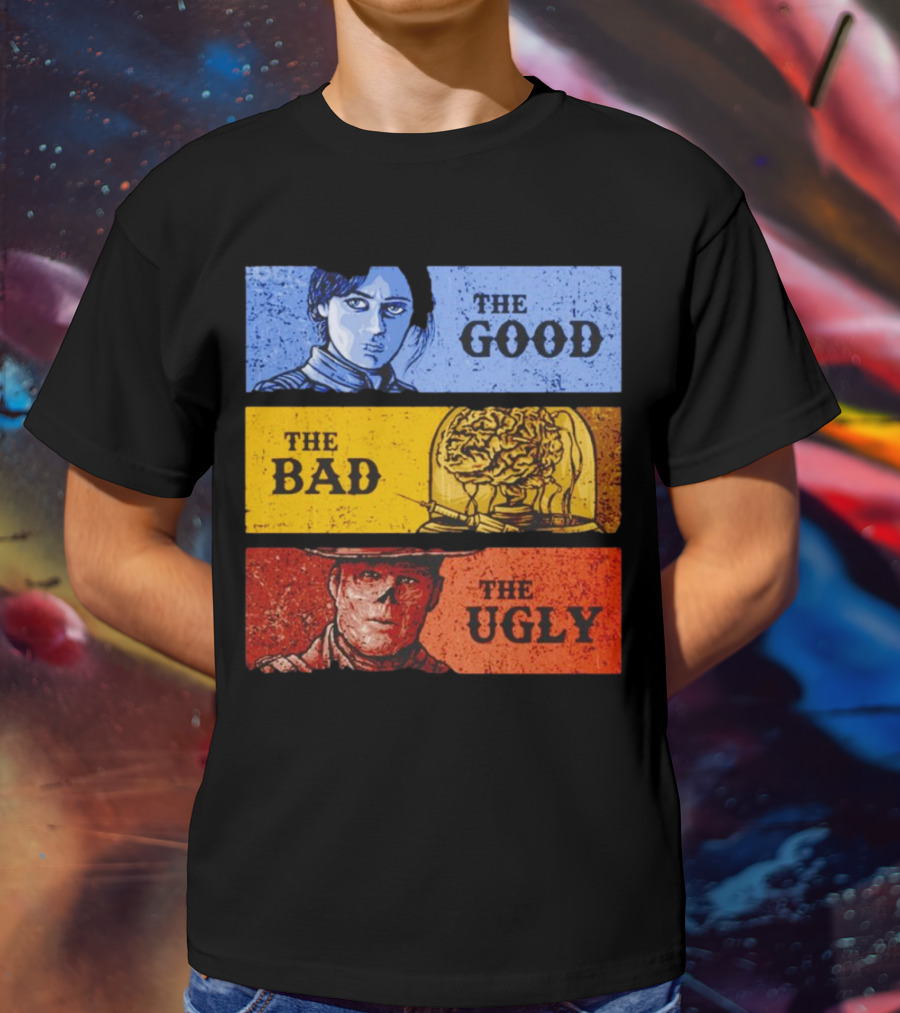 Fallout The Good The Bad The Ugly Character Carousel T-Shirt